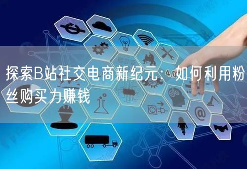 探索B站社交电商新纪元：如何利用粉丝购买力赚钱