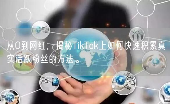 从0到网红，揭秘TikTok上如何快速积累真实活跃粉丝的方法。