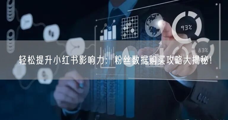 轻松提升小红书影响力：粉丝数据购买攻略大揭秘！