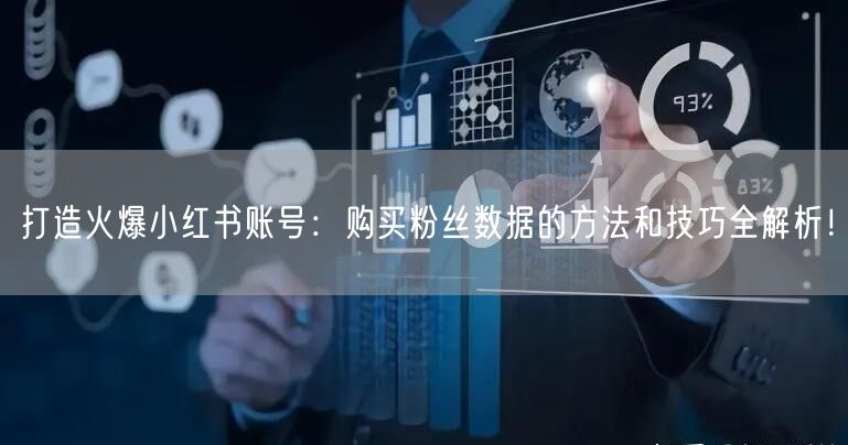 打造火爆小红书账号：购买粉丝数据的方法和技巧全解析！
