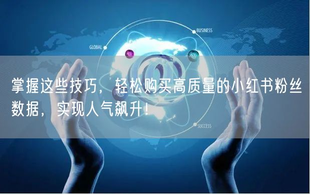 掌握这些技巧，轻松购买高质量的小红书粉丝数据，实现人气飙升！