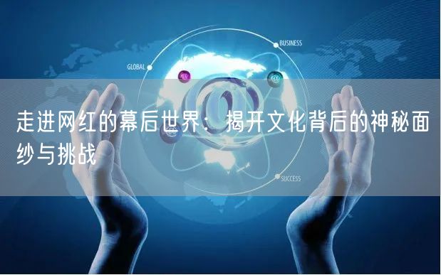 走进网红的幕后世界：揭开文化背后的神秘面纱与挑战
