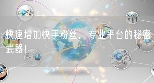 快速增加快手粉丝，专业平台的秘密武器！
