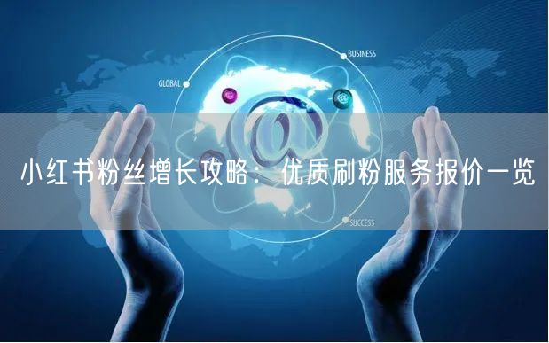 小红书粉丝增长攻略：优质刷粉服务报价一览