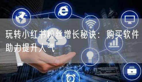 玩转小红书粉丝增长秘诀：购买软件助力提升人气