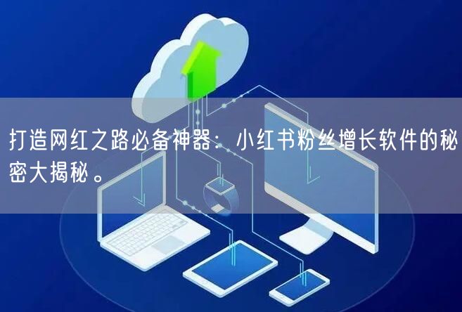 打造网红之路必备神器：小红书粉丝增长软件的秘密大揭秘。