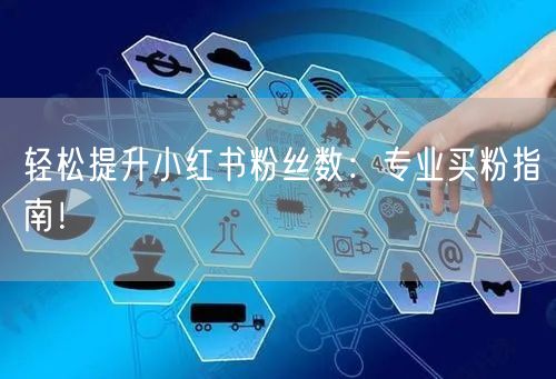 轻松提升小红书粉丝数：专业买粉指南！