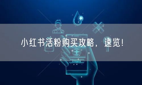 小红书活粉购买攻略,速览!