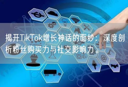 揭开TikTok增长神话的面纱：深度剖析粉丝购买力与社交影响力。