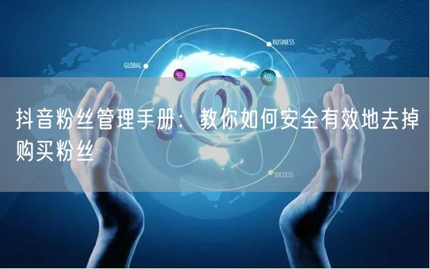 抖音粉丝管理手册：教你如何安全有效地去掉购买粉丝